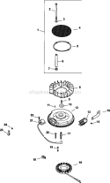 Page J Diagram and Parts List for CH640-3084  Kohler Engine