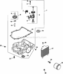 Page K Diagram and Parts List for CV20-65594  Kohler Engine