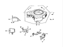 Blower Housing And Baffles Diagram and Parts List for CV674-75544  Kohler Engine