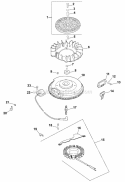 Page J Diagram and Parts List for CV20-65576  Kohler Engine