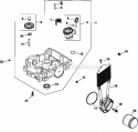 Page K Diagram and Parts List for CV23-75621  Kohler Engine