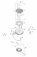 Page J Diagram and Parts List for CV20-65600  Kohler Engine