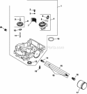 Page K Diagram and Parts List for CV680-3028  Kohler Engine