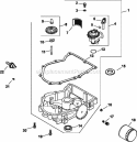Page K Diagram and Parts List for CV680-3045  Kohler Engine