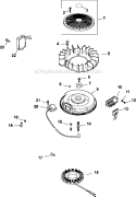 Page J Diagram and Parts List for CV724-69551  Kohler Engine