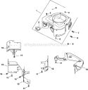 Page B Diagram and Parts List for CV724-69551  Kohler Engine