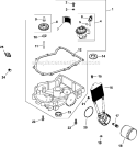 Oil Pan/Lubrication 3-24-448 Diagram and Parts List for CV730-0004  Kohler Engine