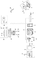 Head/Valve/Breather Diagram and Parts List for CV730-0006  Kohler Engine