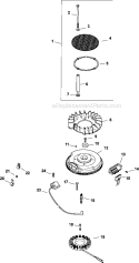 Page J Diagram and Parts List for CV730-0007  Kohler Engine