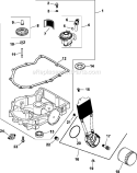 Page K Diagram and Parts List for CV730-0014  Kohler Engine