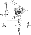 Page C Diagram and Parts List for CV730-0017  Kohler Engine