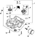 Page K Diagram and Parts List for CV730-0018  Kohler Engine