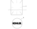 Page E Diagram and Parts List for CV730-0018  Kohler Engine