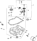 Page K Diagram and Parts List for CV730-0021  Kohler Engine