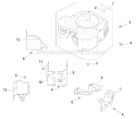 Page B Diagram and Parts List for CV730-0027  Kohler Engine