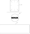 Page E Diagram and Parts List for CV730-0027  Kohler Engine