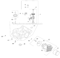 Page K Diagram and Parts List for CV730-0028  Kohler Engine