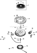 Page J Diagram and Parts List for CV730-3115  Kohler Engine