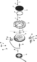 Page J Diagram and Parts List for CV730-3126  Kohler Engine