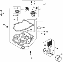 Page K Diagram and Parts List for CV730-3126  Kohler Engine