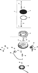 Page J Diagram and Parts List for CV730-3141  Kohler Engine