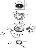 Page J Diagram and Parts List for CV730-3144  Kohler Engine
