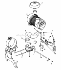 Page A Diagram and Parts List for CV730-3147  Kohler Engine
