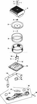 Page B Diagram and Parts List for CV20-65570  Kohler Engine