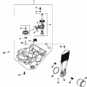 Page K Diagram and Parts List for CV740-0005  Kohler Engine