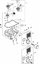 Page R Diagram and Parts List for CV25-69546  Kohler Engine