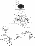 Page F Diagram and Parts List for CV740-0008  Kohler Engine
