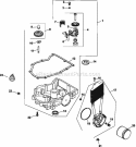 Page K Diagram and Parts List for CV740-0012  Kohler Engine