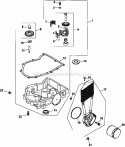 Page K Diagram and Parts List for CV25-69560  Kohler Engine