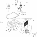 Page K Diagram and Parts List for CV25-69532  Kohler Engine