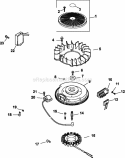 Page J Diagram and Parts List for CV740-0030  Kohler Engine