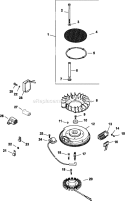 Page J Diagram and Parts List for CV740-0031  Kohler Engine