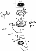 Page J Diagram and Parts List for CV740-0016  Kohler Engine
