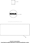 Page F Diagram and Parts List for CV22-75583  Kohler Engine