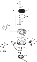 Page J Diagram and Parts List for CV740-0037  Kohler Engine