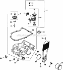 Page K Diagram and Parts List for CV740-0037  Kohler Engine