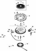 Page J Diagram and Parts List for CV740-0005  Kohler Engine
