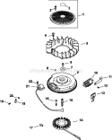 Page J Diagram and Parts List for CV740-0040  Kohler Engine