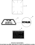 Page F Diagram and Parts List for CV740-0019  Kohler Engine