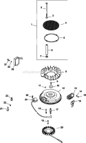 Page J Diagram and Parts List for CV740-0022  Kohler Engine