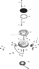 Page L Diagram and Parts List for CH740-3132  Kohler Engine