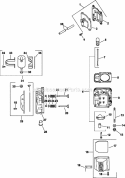 Page E Diagram and Parts List for CV740-0036  Kohler Engine