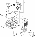 Page K Diagram and Parts List for CV26-79515  Kohler Engine