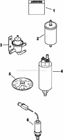 Page L Diagram and Parts List for CV26-79515  Kohler Engine