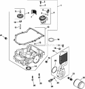 Page K Diagram and Parts List for CV745-0004  Kohler Engine