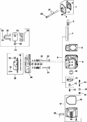 Page H Diagram and Parts List for CV26-79517  Kohler Engine